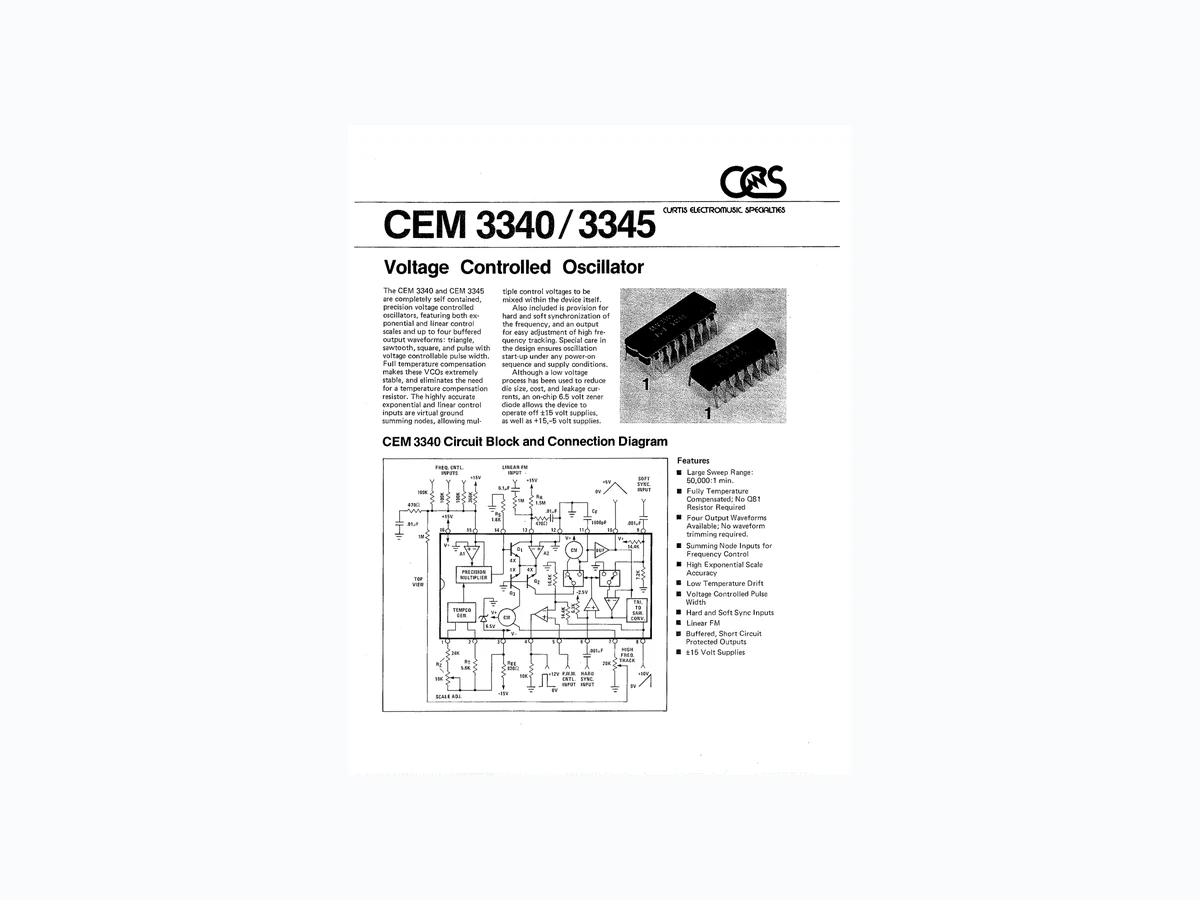 CEM3345 integrated circuit reference